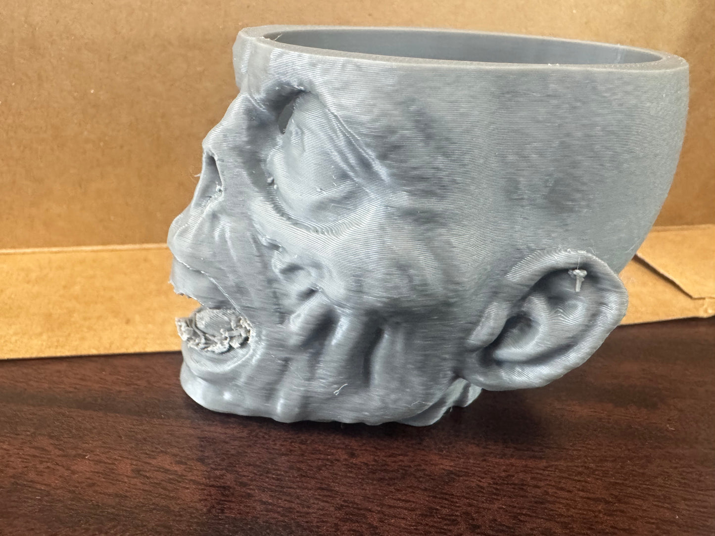 Zombie candle holder