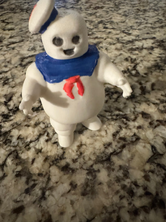 Hand colored Stay puff marshmallow man
