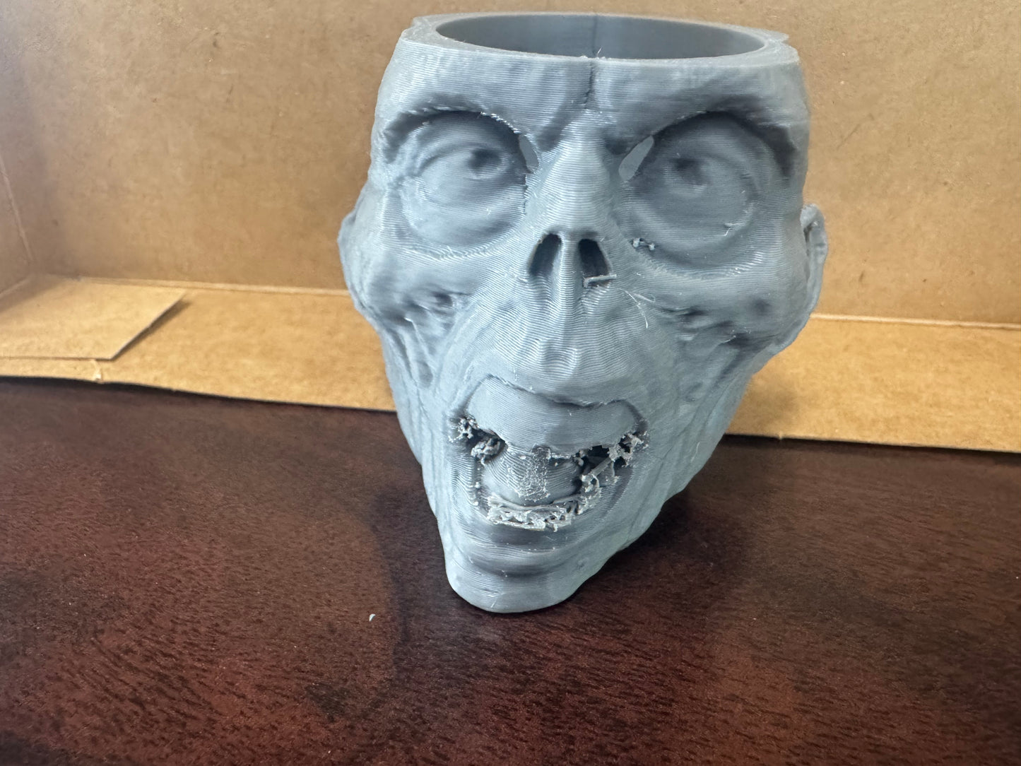 Zombie candle holder