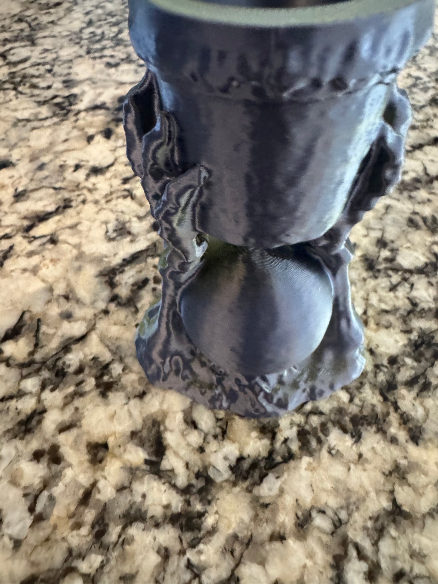 Skull and bones candle holder