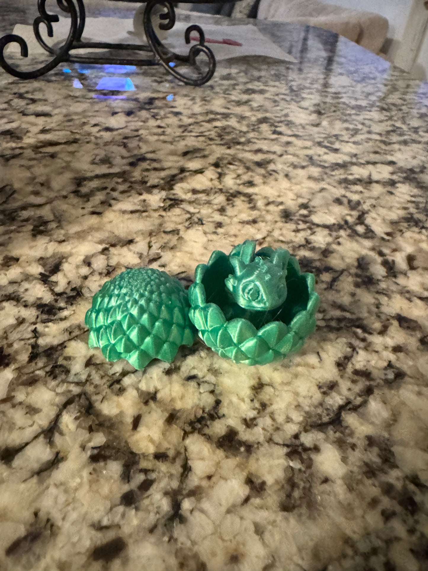 Small dragon eggs with baby dragon