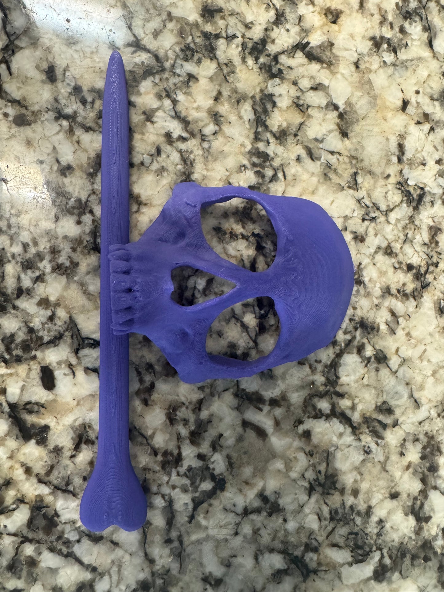 Skull & bone hair pin